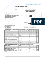 EGP10A Thru EGP10M: Features Glass Passivated Junction Fast Switching Rectifiers