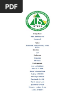 Actividad Prestaciones y Horas ExtrasArchivo