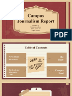 Campus Journalism Report