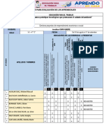 Lista de Cotejo 4C