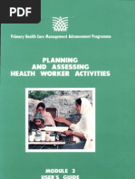 Module 3 User's Guide - Planning and Assessing Health Worker Activities