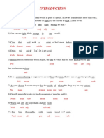 Exercise 1. Classify The Underlined Words As Parts of Speech. If A Word Is Underlined More Than Once