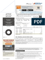 May 12, 2021 May 30, 2021: Credit Card Statement