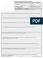 One-Unit Residential Appraisal Field Review Report: Section I - Complete For All Assignments