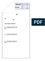 Di1 (Si210) Elevator: Trouble Shooting