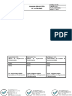 Manual de Gestion de La Calidad Mtpe