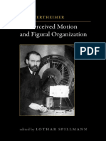 Sarris, Viktor - Sekuler, Robert - Wertheimer, Max - Spillmann, Lothar - On Perceived Motion and Figural Organization-MIT Press (2012)