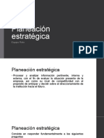 Planeación Estratégica - Reto