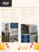 Principles of Bilingual Signage