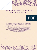 Paso Del Mito Al Logos