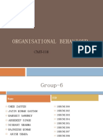 Organisational Behaviour (Group 6)