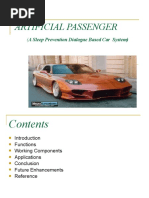 Artificial Passenger: (A Sleep Prevention Dialogue Based Car System)