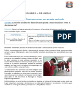 Desafío para Seguir Aprendiendo en Casa Semana 22 Quinto Año Dia 1