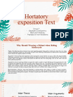 Hortatory Exposition Text