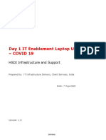 Day 1 IT Enablement Laptop User Guide - Covid 19: HSDI Infrastructure and Support