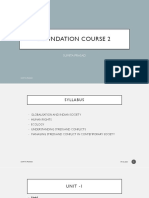 Foundation Course Module 1