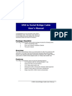 USB To Serial Bridge Cable User's Manual: Package Checklist