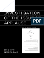 The Investigation of The Issue of Applause