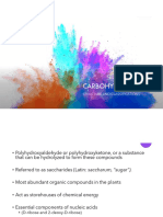 Carbohydrates: Structure and Classifications