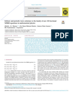 Heliyon: Solitary and Periodic Wave Solutions To The Family of New 3D Fractional WBBM Equations in Mathematical Physics