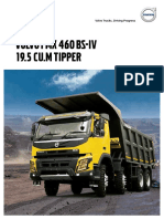 Volvo FMX 460 8x4 19 5 Cu M Tipper Data Sheet