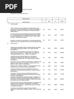 Presupuesto Casa Arq. Andres San Cosme 2021 2