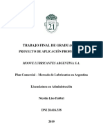 TFG - Plan Comercial - Mercado de Lubricantes en Argentina - NICOLAS LISO FABBRI - FINAL - Publicar - Nicolas Liso Fabbri