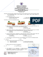 Earth and Life Science Diagnostic Test