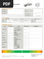 Undercarriage Inspection Checklist