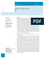 Pattern of Chemical Ocular Injury: A Clinical Study