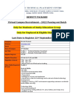 Hewett Packard Virtual Campus Recruitment - 2022 Passing Out Batch Only For Students of Amity Education Group Only For Unplaced & Eligible Students Last Date To Register 22 September by 5 PM