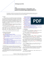 Determination of Structural Features in Polyolefins and Polyolefin Copolymers by Infrared Spectrophotometry (FT-IR)