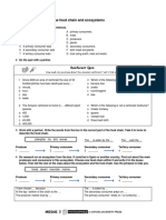 CLIL Unit 7: Focus On Geography: The Food Chain and Ecosystems