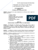 La Cámara de Diputados de La Provincia Del Chaco Sanciona Con Fuerza de Ley Nro. 3108-A