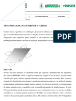 Artes Visuais - Plano, Superfície e Textura - 9º Ano - 05-07-2021