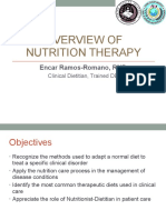 Lesson 2 - Principles of Nutrition Therapy