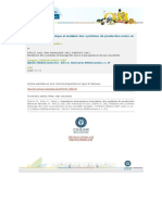 Importance Économique Et Mutation Des Systèmes de Production Ovins en Tunisie