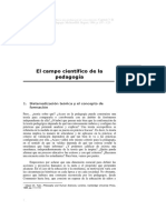 1994 - Florez - El Campo Científico de La Pedagogía