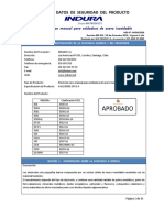 Electrodo para Soldadura de Acero Inox - MSDSCE010 REV 003-13 - V3