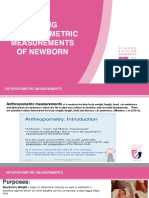 Taking Anthropometric Measurements of Newborn