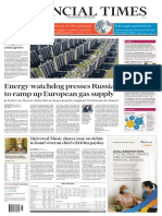 Stagflation Siren Salvage Operation Terror in The Garage: Energy Watchdog Presses Russia To Ramp Up European Gas Supply