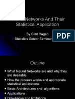 Neural Networks and Their Statistical Application