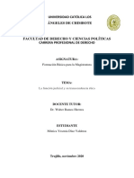 La Funcion Judicial y Su Transcendencia Etica - Foro Semana 14