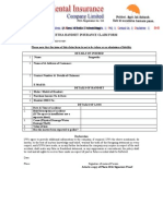 Insurance Claim Form