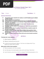 CBSE Class 9 Science Sample Paper-Set 2