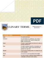 Culinary Terms: Chef Raquel Q. Montaño