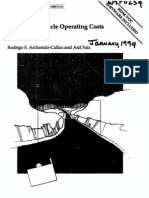 World Bank Technical Paper Number 234 About Estimating Vehicle Operating Costs (VOC) - 1994