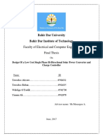 Bahir Dar University Bahir Dar Institute of Technology: Faculty of Electrical and Computer Engineering Final Thesis