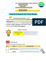 Guía de Evaluación III Bloque Tercero Básico