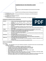 Physical Examination of The Pediatric Client: Childhood Developmental Stages